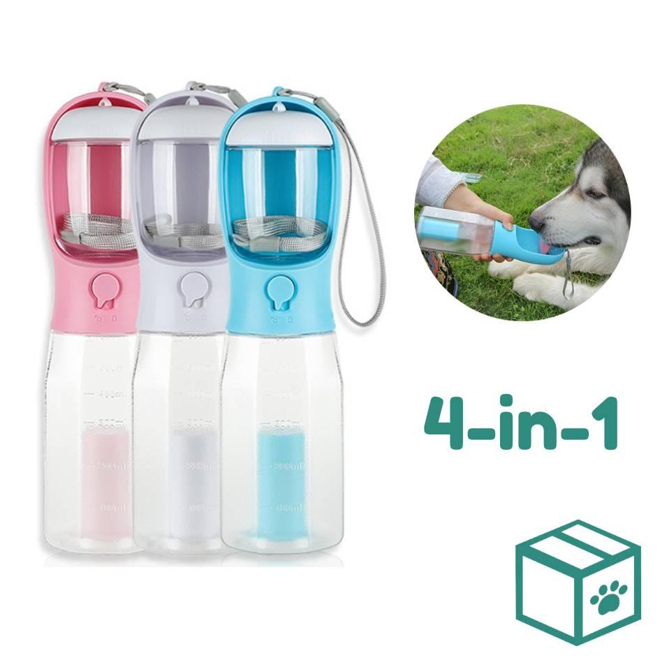 Multifunctional 4-In-1 Dog Water Bottle - Paws'n Box
