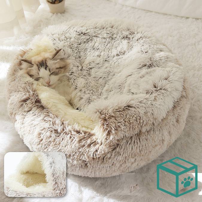 CozyPaws Plush Pet Bed